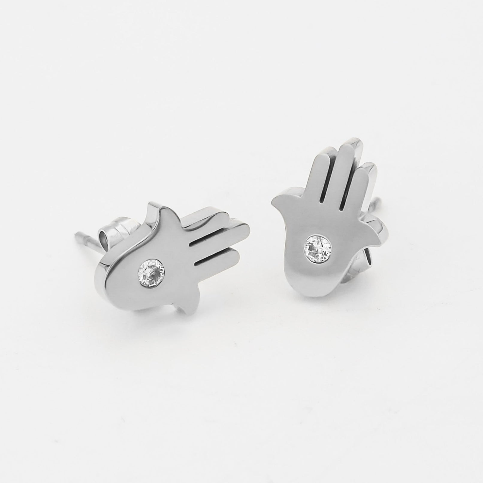 Amalie Hand of Hamsa Stud Oorbellen